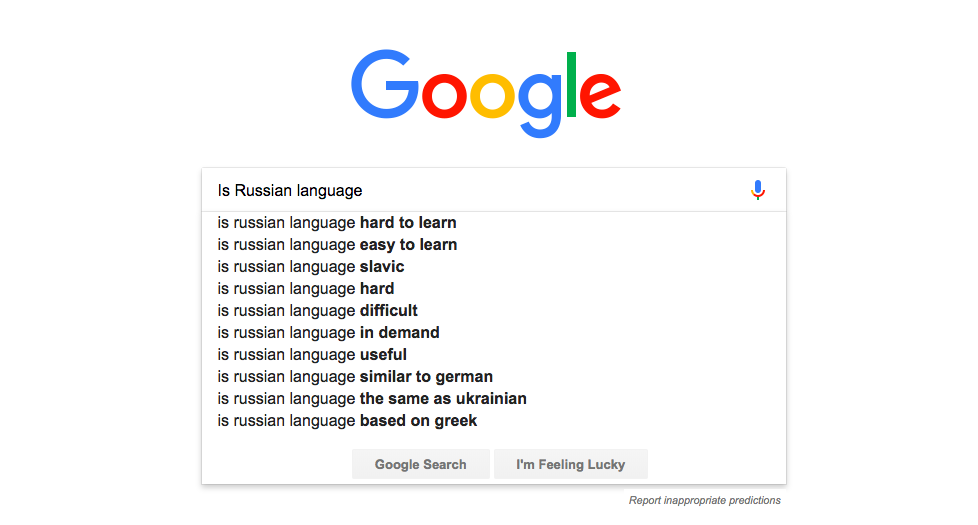 Most Popular Questions About Russian Language