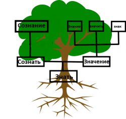 Creating a family tree of words might help you visualise how new words relate to each other