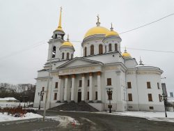 The view of the Church in the winter