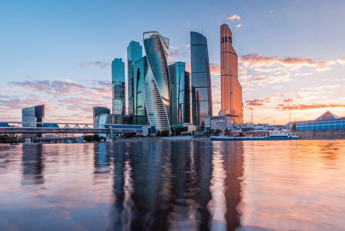 Moscow City Skyscrapers