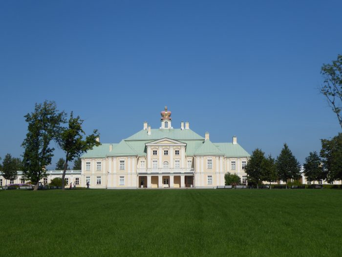 Grand Menshikov Palace, seen from across the main lawn