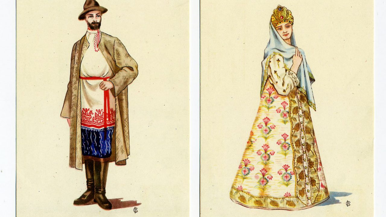 Evolution of Russian clothing Liden Denz Russia